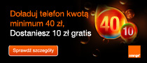 Promocja Orange w mBanku „10 zł do doładowania”