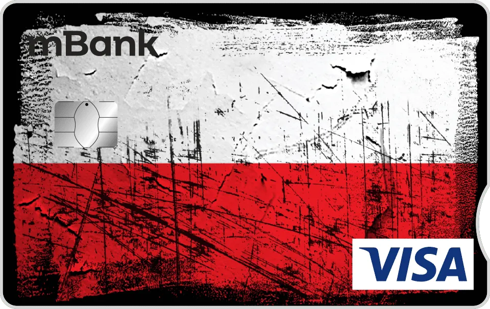 wizerunek karty z flagą Polski
