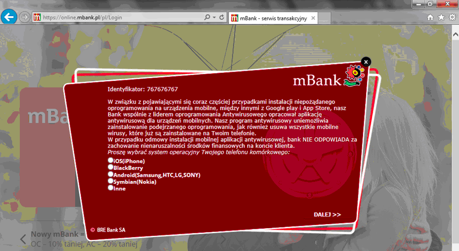 Bezpieczeństwo - mBank