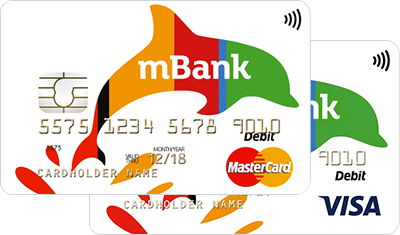 Karta debetowa do eKonta - karty płatnicze Visa payWave & Mastercard  PayPass | mBank.pl