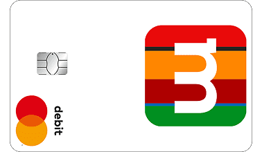 Karta płatnicza mBank - widok tył