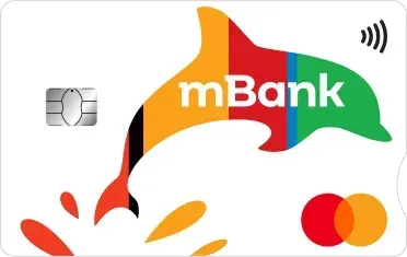 Karta płatnicza mBank - widok przód