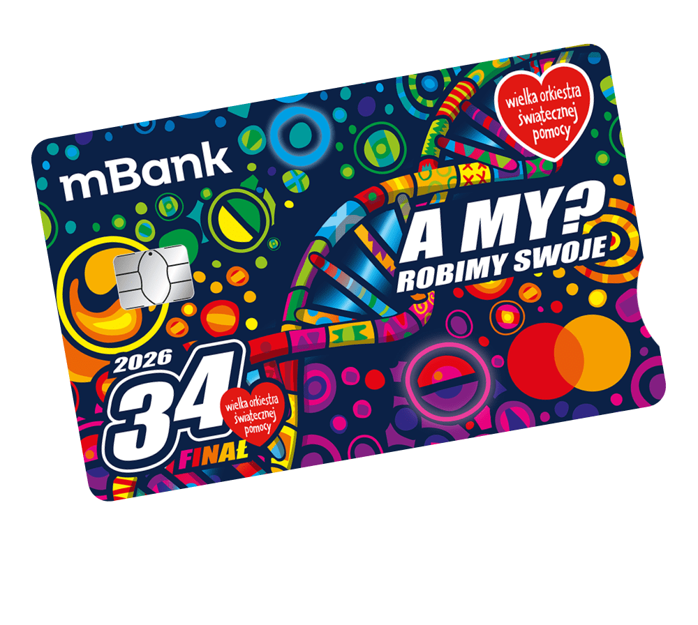 Karta WOŚP projekt Jurka Owsiaka