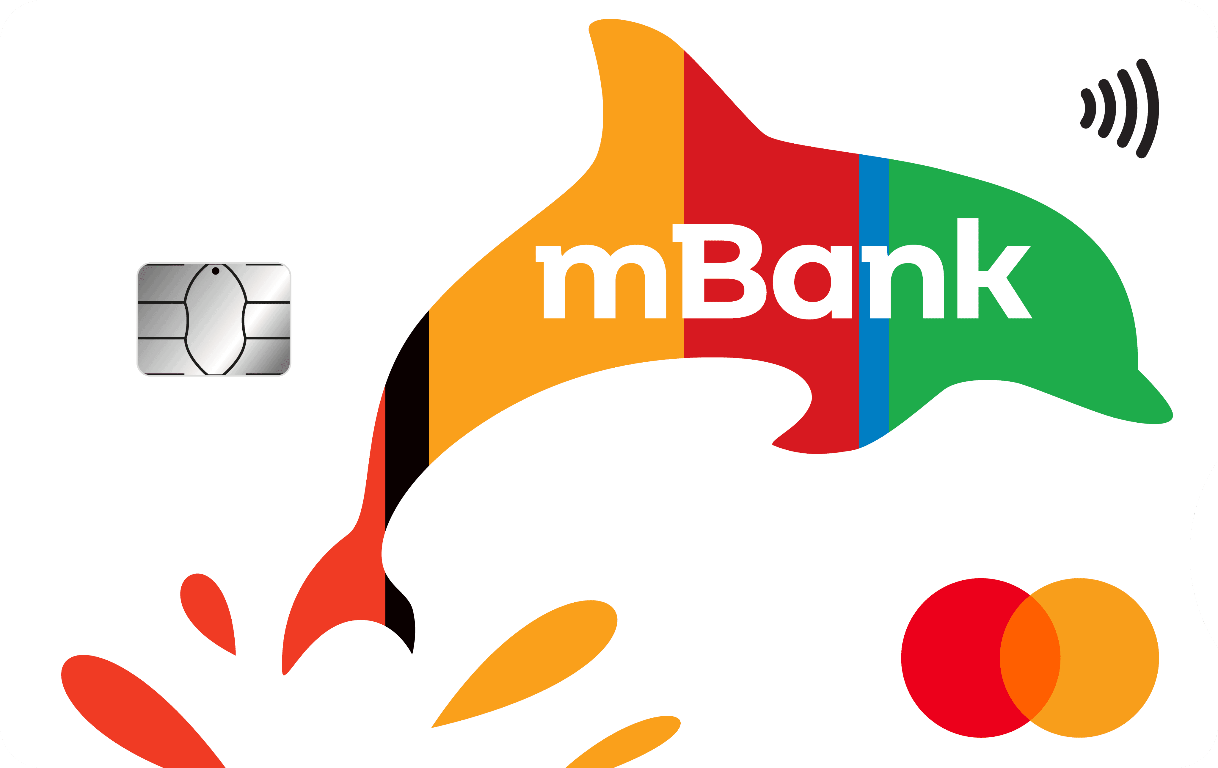Karta płatnicza mBank - widok przód
