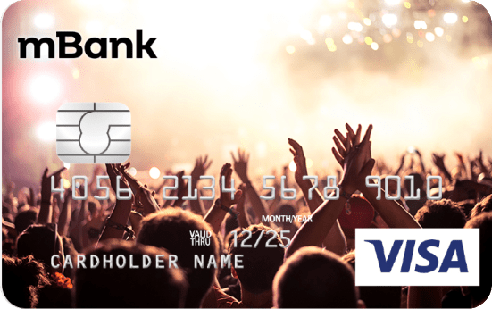 Karta Visa mBank z koncertem